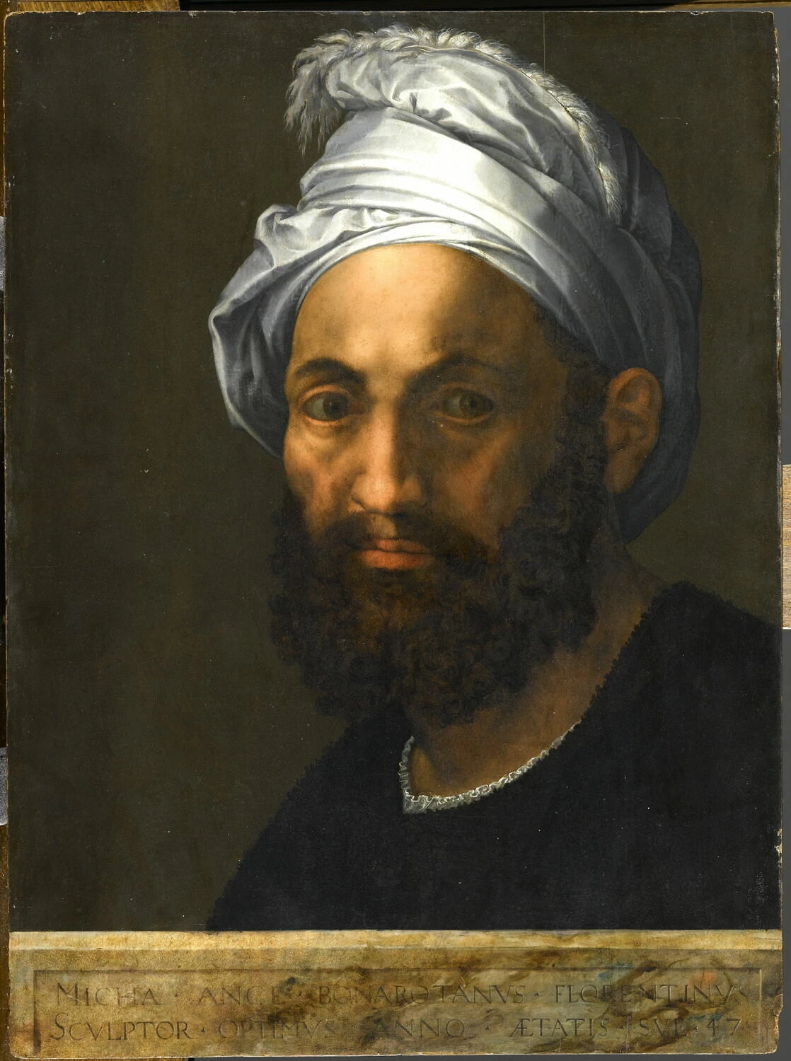 Ritratto di Michelangelo - Museo del Louvre, Parigi, attribuito